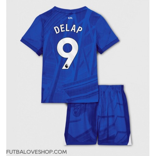 Dres Chelsea Liam Delap #9 Domáci pre deti 2025-26 Krátky Rukáv (+ trenírky)